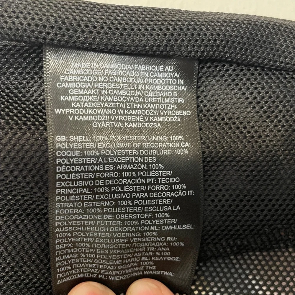 The North Face Women’s Hydrenaline Windwall Black Tropical Gorpcore Pants Large - Picture 7 of 7